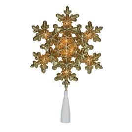 Northlight Seasonal Gold Snowflake Christmas Tree Topper