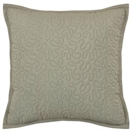 Royal Court Evergreen Square Quilted Decorative Pillow - 16x16