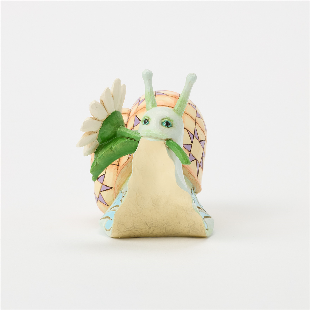Jim Shore Heartwood Creek Snail with Daisy Flower Figurine
