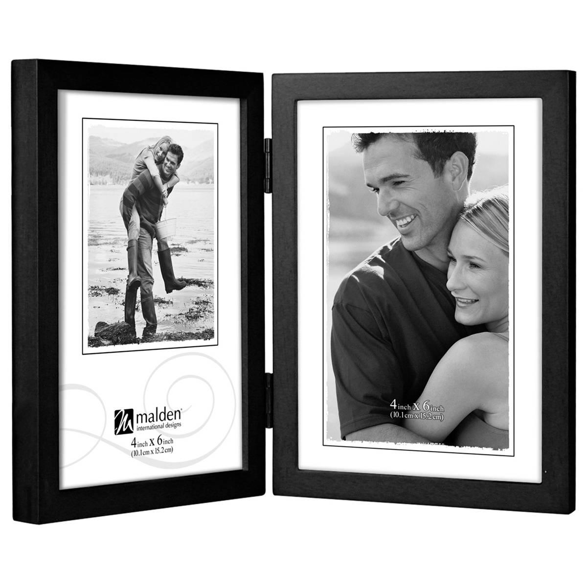 Malden Double Vertical Concepts Black Frame - 4x6