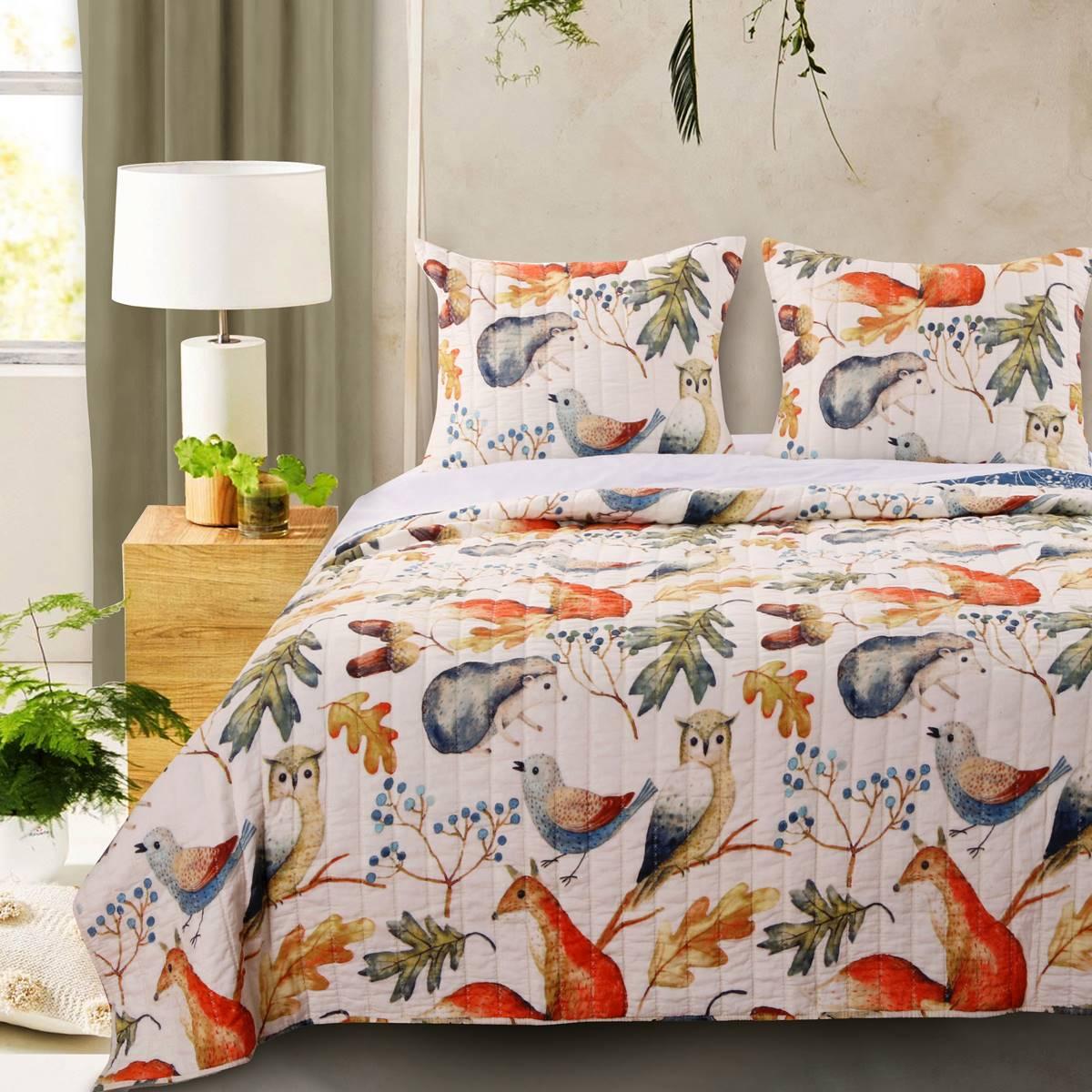 Greenland Home Fashions(tm) Willow Woodland Forest Friends Quilt Set