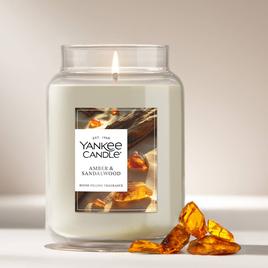 Yankee Candle(R) 22oz. Amber & Sandalwood Jar Candle