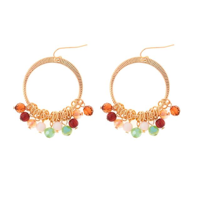 Ashley Cooper™ Fishhook Earrings w/ Bead Drop Hoop Earrings