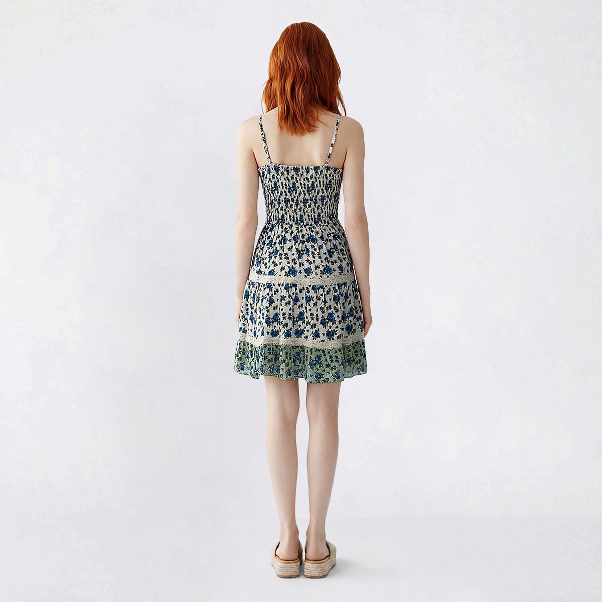 Juniors Angie Twist Front Keyhole Slip Dress