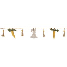Northlight Seasonal Plush Rabbit & Carrot Twine Easter Garland