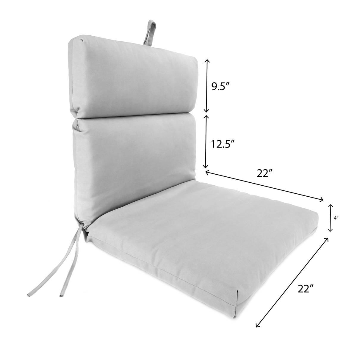 Jordan Manufacturing Beachcrest French Edge High Back Cushion