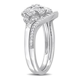 Diamond Classics™ 1/5ctw. Diamond Silver Bridal Ring Set