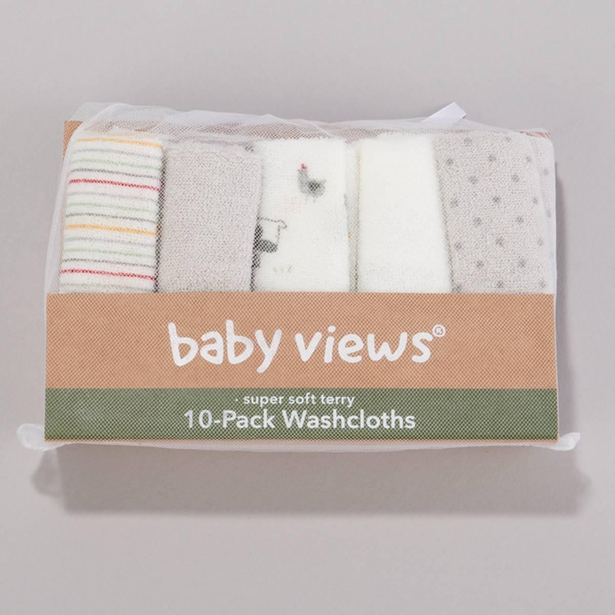 baby views(R) 10pk. Farm Washcloths