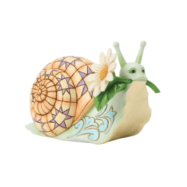 Jim Shore Heartwood Creek Snail with Daisy Flower Figurine