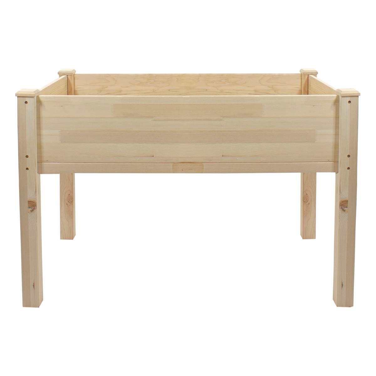 Northlight Seasonal 4ft. Raised Garden Bed Planter Box - Natural