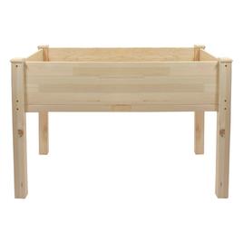 Northlight Seasonal 4ft. Raised Garden Bed Planter Box - Natural