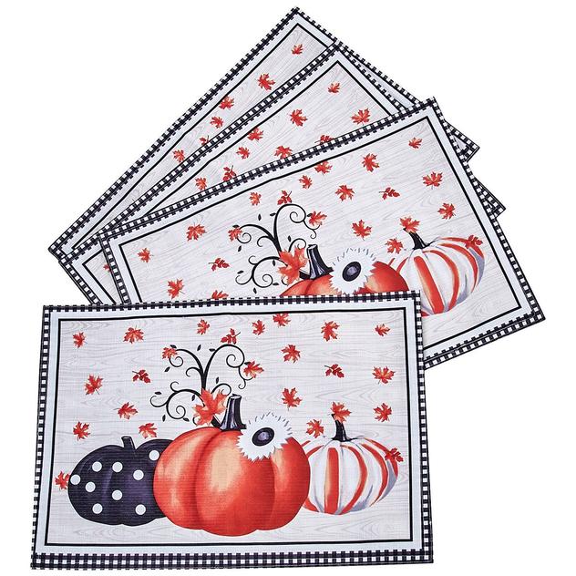 Pumpkin Pattern Placemats