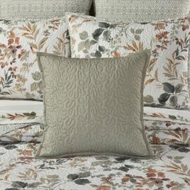 Royal Court Evergreen Square Quilted Decorative Pillow - 16x16