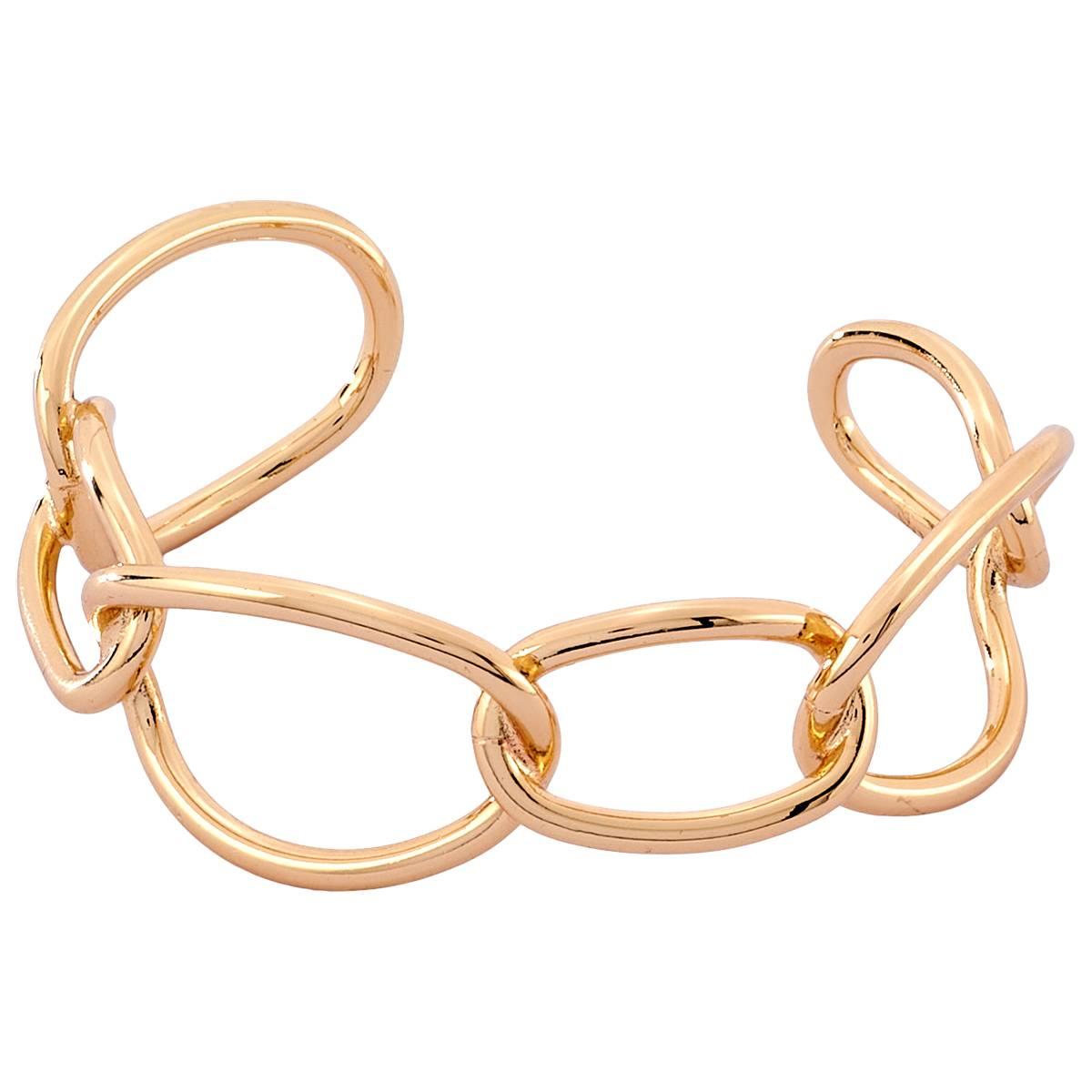 Design Collection Gold-Tone Open Bangle Bracelet