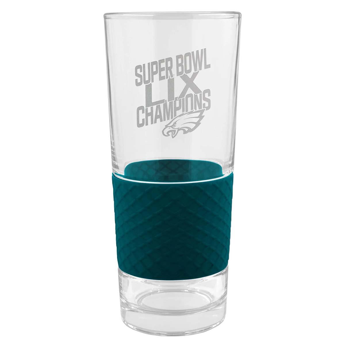 Eagles Big Game Score Glass