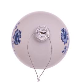 Kurt S. Adler 80MM Delft Blue Glass Ball Ornaments - Set of 6
