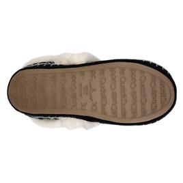 Womens Cuddl Duds® Twist Knit Faux Fur Collar Slippers