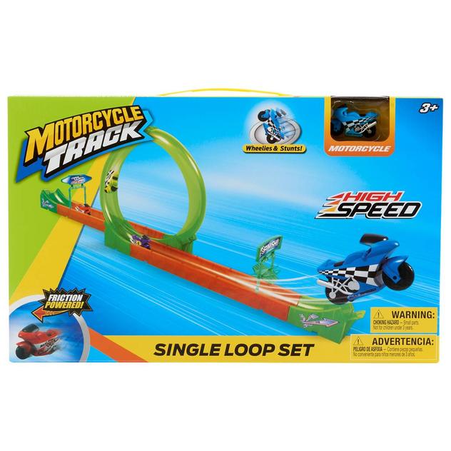 Friction Powered Motorcycle Single Track