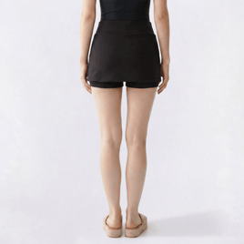 Juniors Derek Heart Fleece Mid Rise Mini Skort With Drawstring