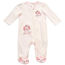 Baby Girl (NB-9M) Little Me Lovely Pups Footie Pajamas