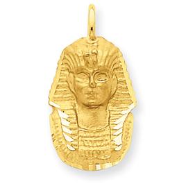 Gold Classics(tm)14kt. Gold Classics Diamond-Cut King Tut Charm