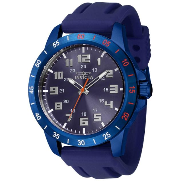 Mens Invicta Pro Diver Blue 45mm Quartz 3-Hand Watch - 40004
