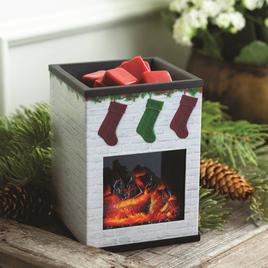 Candle Warmers Etc. Holiday Fireplace Illumination Wax Warmer