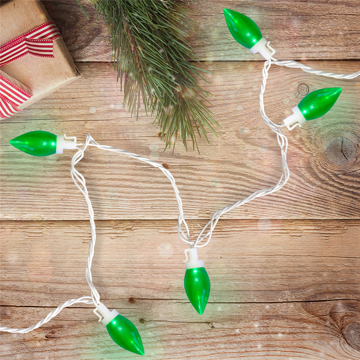 Northlight 16ft. 25ct. Green LED C9 Christmas Lights
