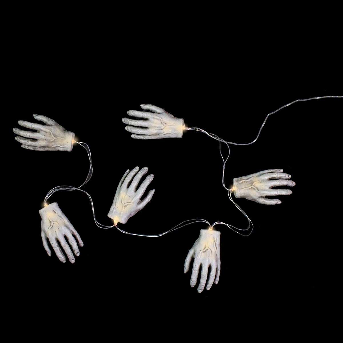 Northlight Seasonal Skeleton Hands Halloween Light - Set of 6