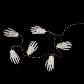 Northlight Seasonal Skeleton Hands Halloween Light - Set of 6