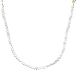 Precious Elegance™ Gold Plated Pearl Collar Y-Necklace