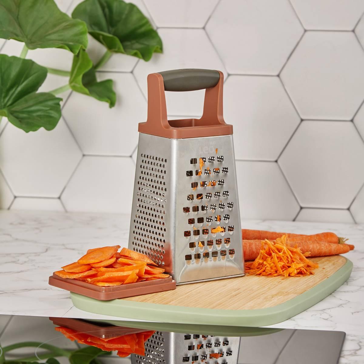 BergHOFF Leo 10in. Stainless Steel 4-Sided Box Grater