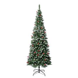 National Tree 7.5ft Cullen Slim Pine Christmas Tree
