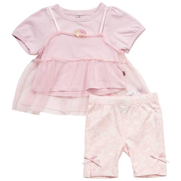 Toddler Girl Limited Too™ 2pc. Under the Sea Top & Bike Short Set