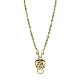 Signature 1928 Gold Heart Eyeglass Holder Necklace