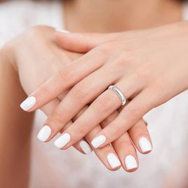 Endless Affection™ 10kt. White Gold 4mm Wedding Band