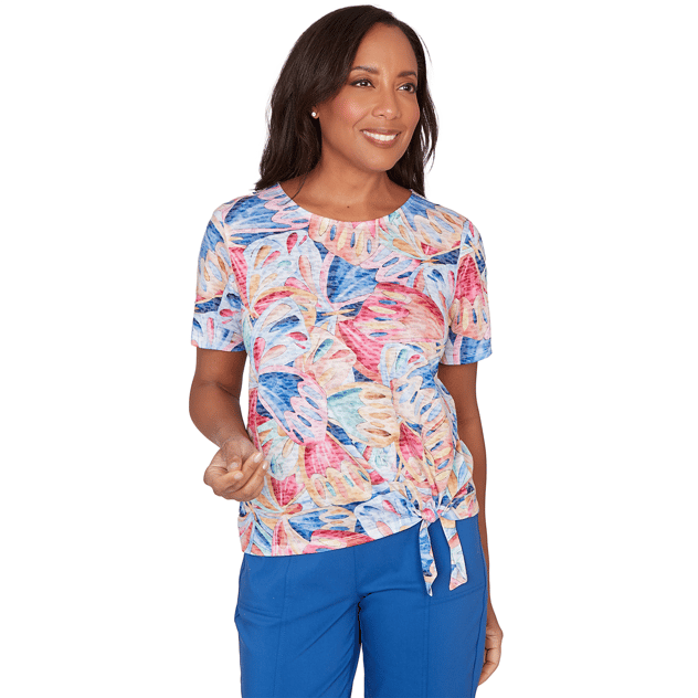 Womens Alfred Dunner The Royal Treatment Butterfly Wing Blouse