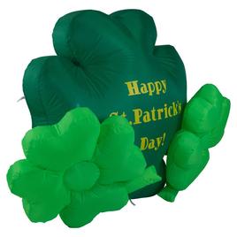 Northlight Seasonal 60" Inflatable Triple Shamrock Decoration