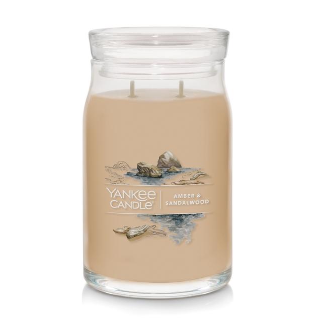 Yankee Candle® 20oz. Amber & Sandalwood Large Jar Candle