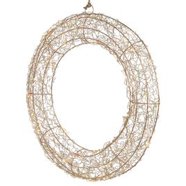 Northlight Seasonal 18in. LED Gold Wire Wreath