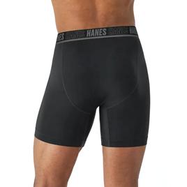 Mens Hanes® Moves 4pk. Boxer Briefs - Black