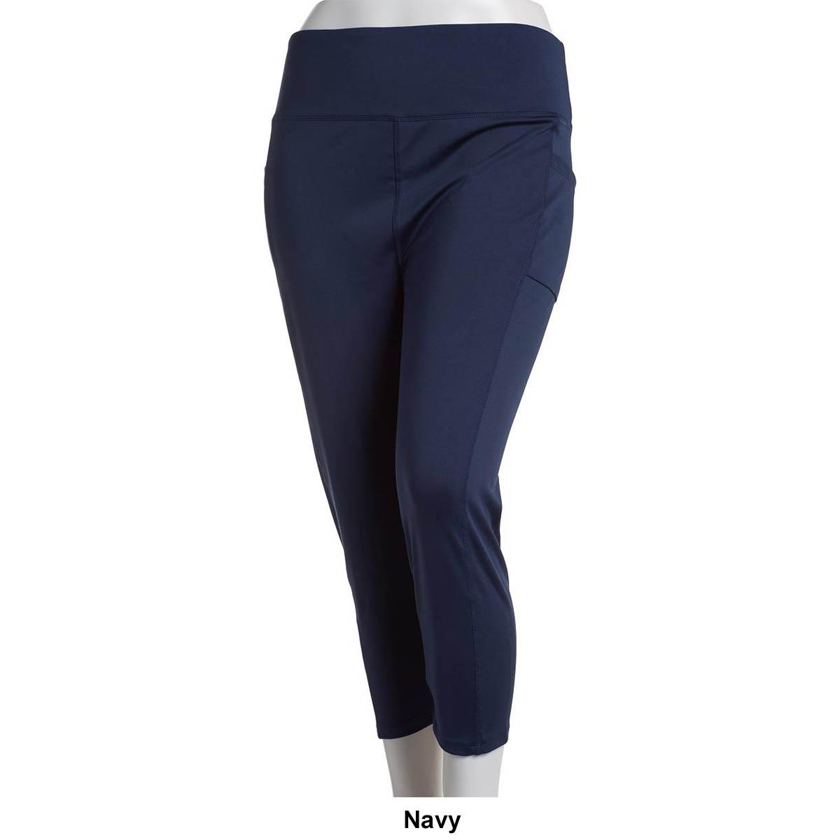 Plus Size Starting Point® Soft Touch Solid Performance Capris