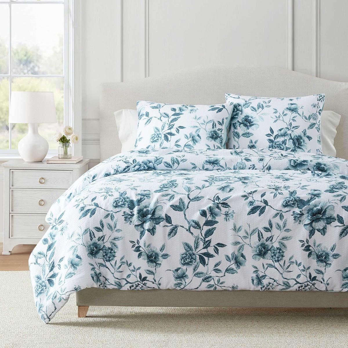 Martha Stewart Vivian Floral Duvet Set