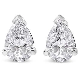 Haus of Brilliance 1ctw. Lab Grown Diamond Pear Stud Earrings