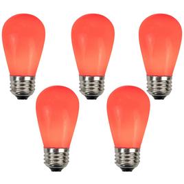 Northlight 25pk. Opaque Red LED S14 Christmas Replacement Bulbs