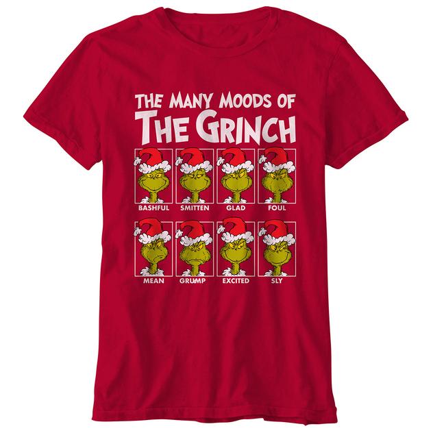 Boys (8-20) The Many Moods of Grinch Dr. Seuss™ Short Sleeve Tee