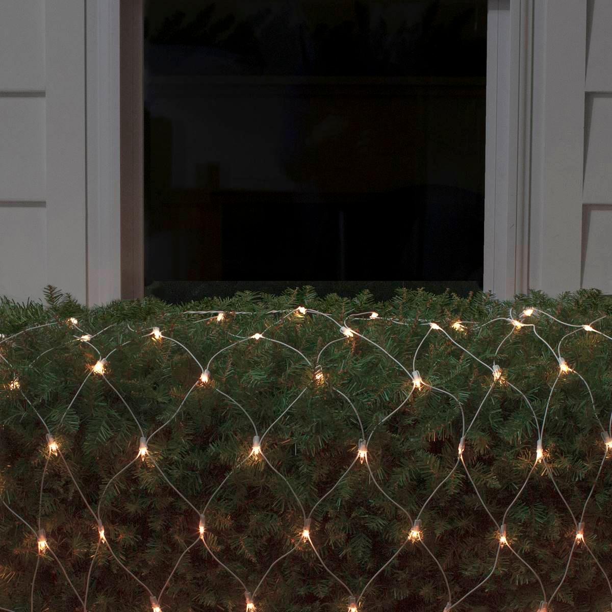 Northlight Seasonal 6ft. Clear Mini Net Style Christmas Lights