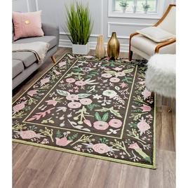 Rugs America™ Valentina Gardenia Pink Onyx Floral Area Rug