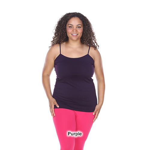 Plus Size White Mark Basic Camisole