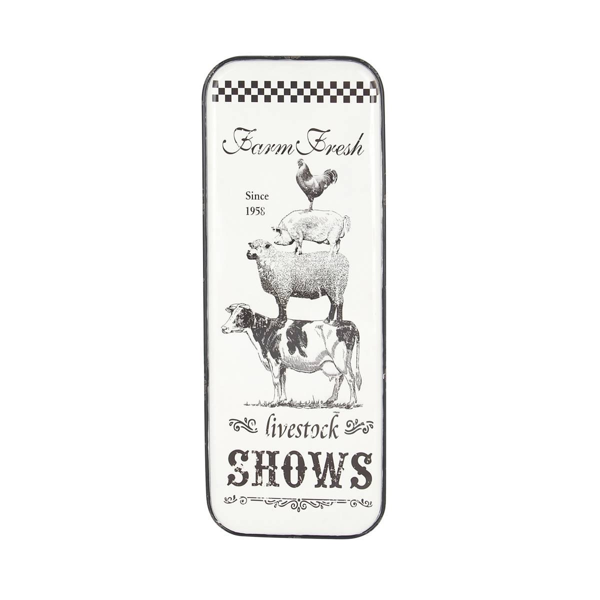 9th & Pike(R) Oversized Vintage Inspired Livestock Animal Sign